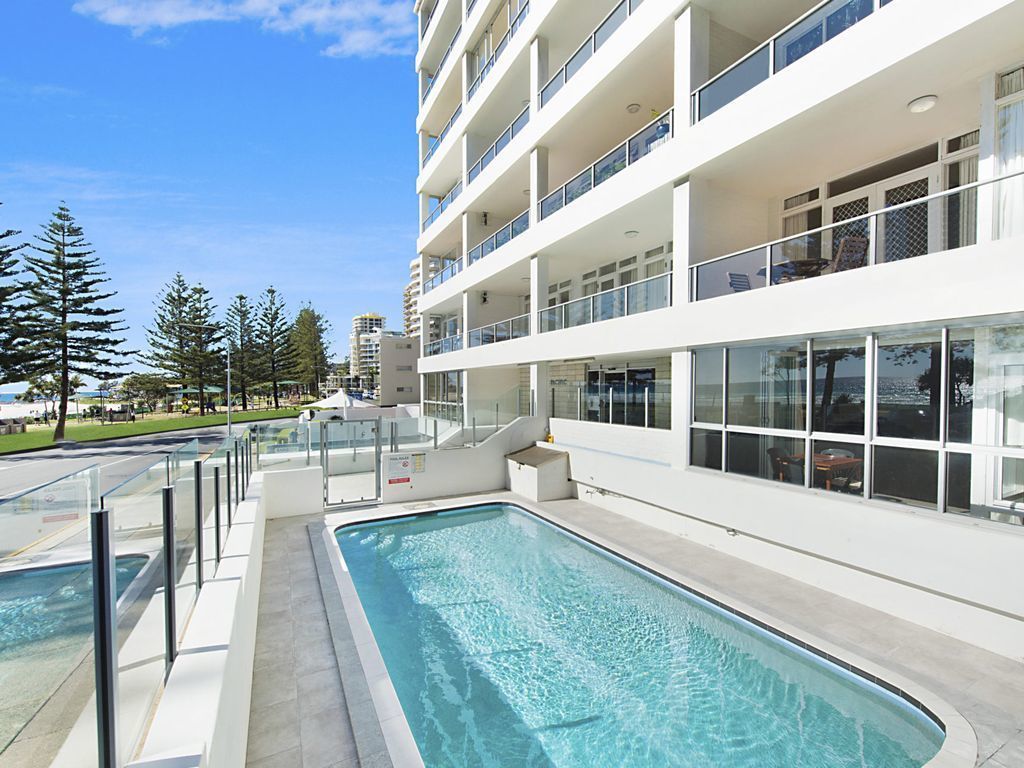 Rainbow Pacific Unit 8- Ocean views over Rainbow Bay Coolangatta with free Wi-Fi