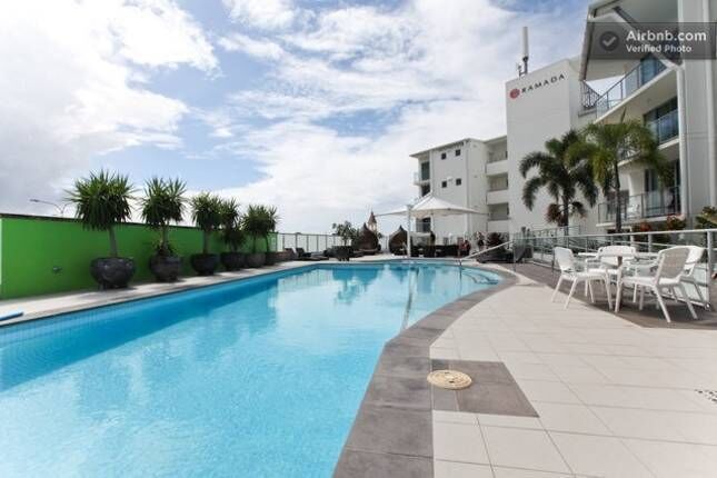 Top Floor Ramada Complex, North Facing Balcony Overlooking Town and Pool Below