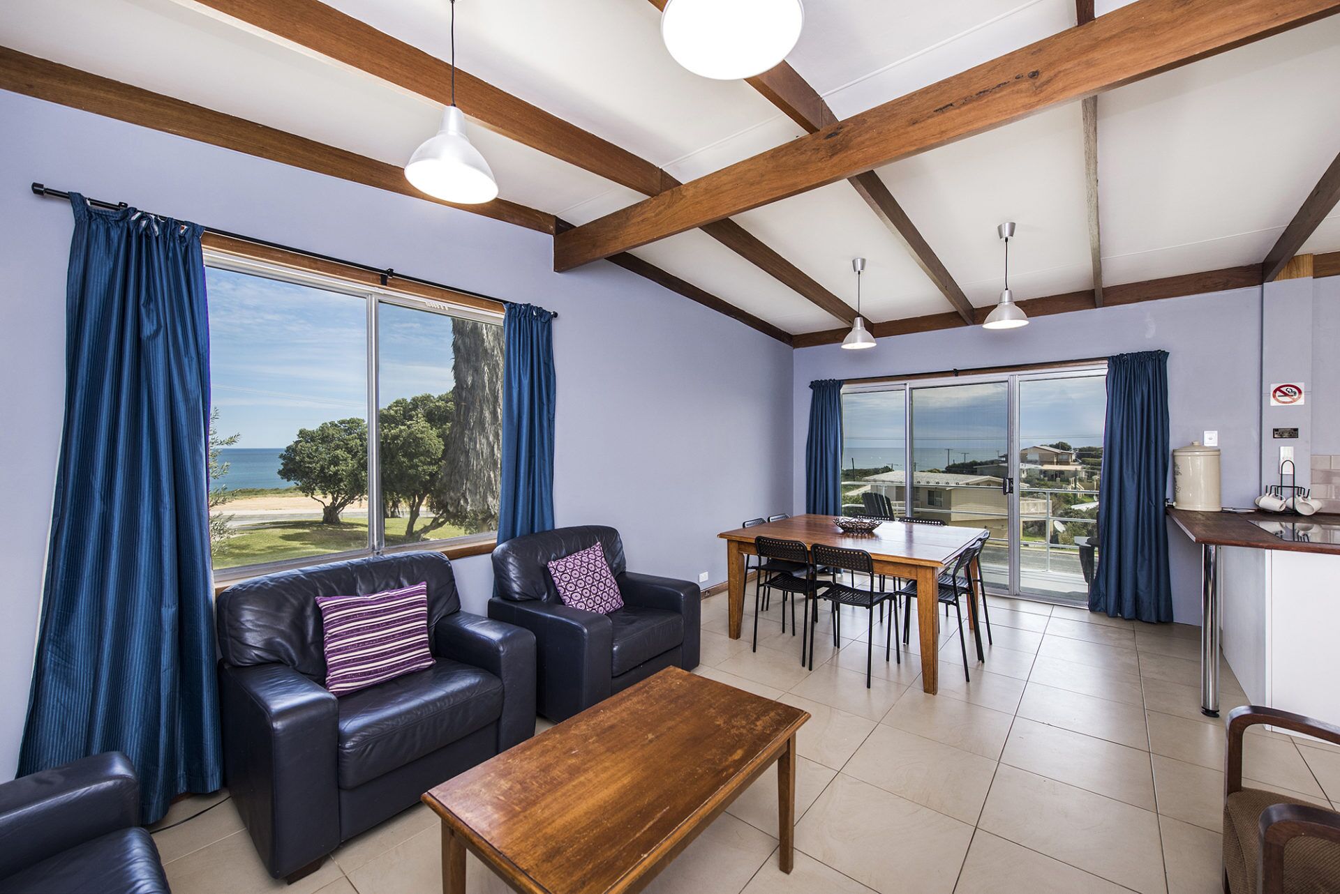 Outstanding Views situated across the road from the beach.