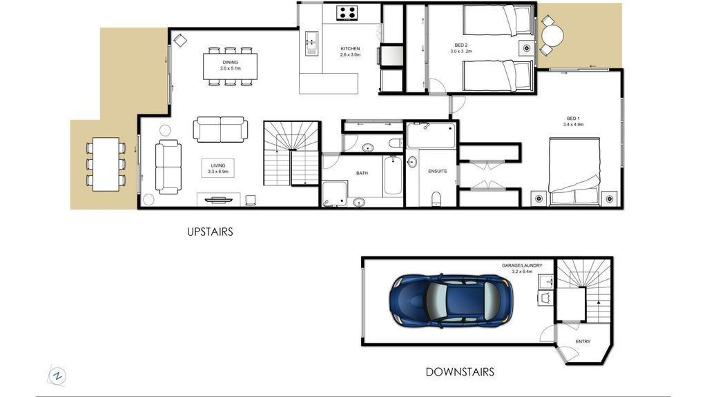 Breakers Block 3 - Unit 2 - Pool in Complex