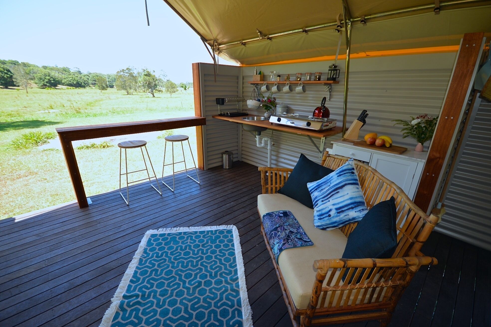 Glamping@byron Luxury Tent #2- With Outdoor Bath!