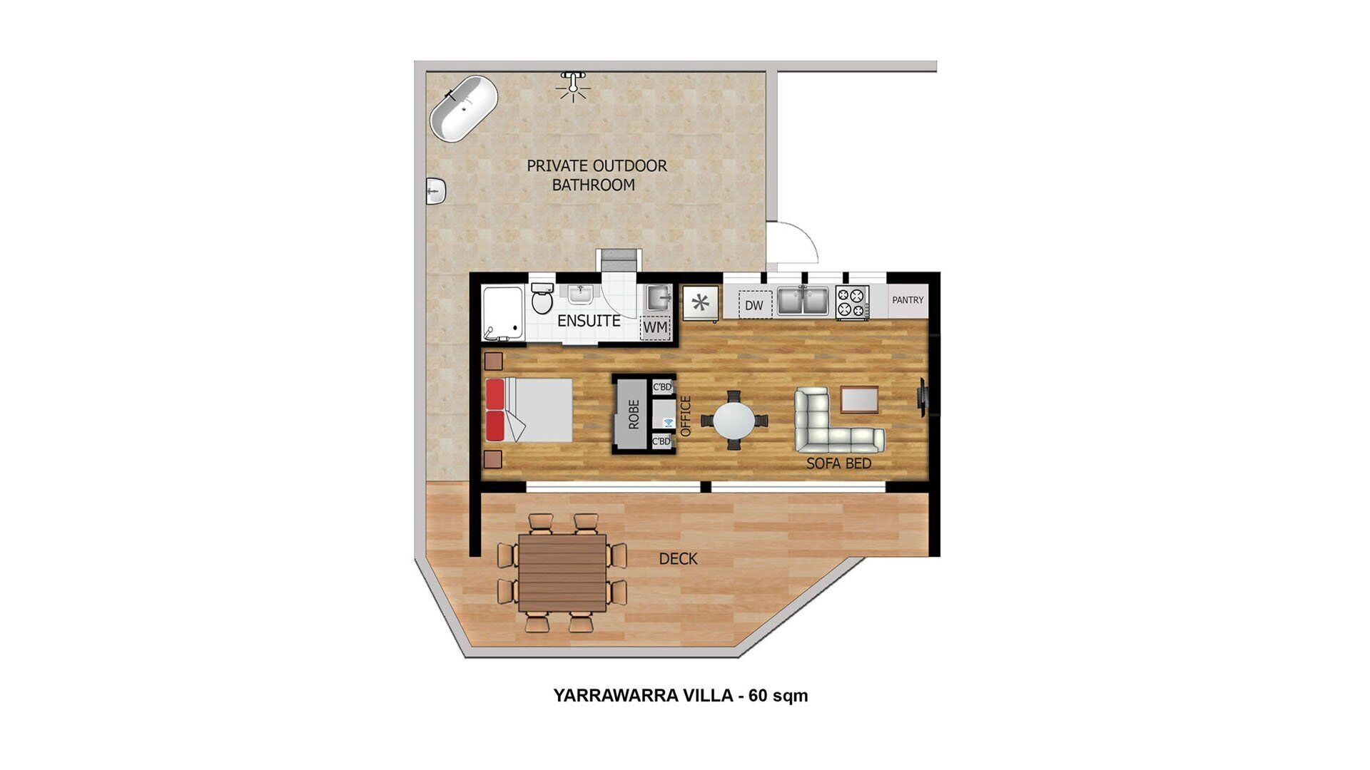 Yarrawarra Villa - Honeymoon Romantic Penthouse in Byron Bay