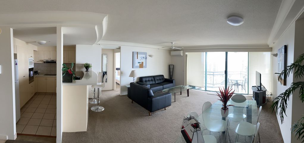 Crown Towers, 2 Bedroom Apartment, North Facing Ocean Views on the 30th Floor