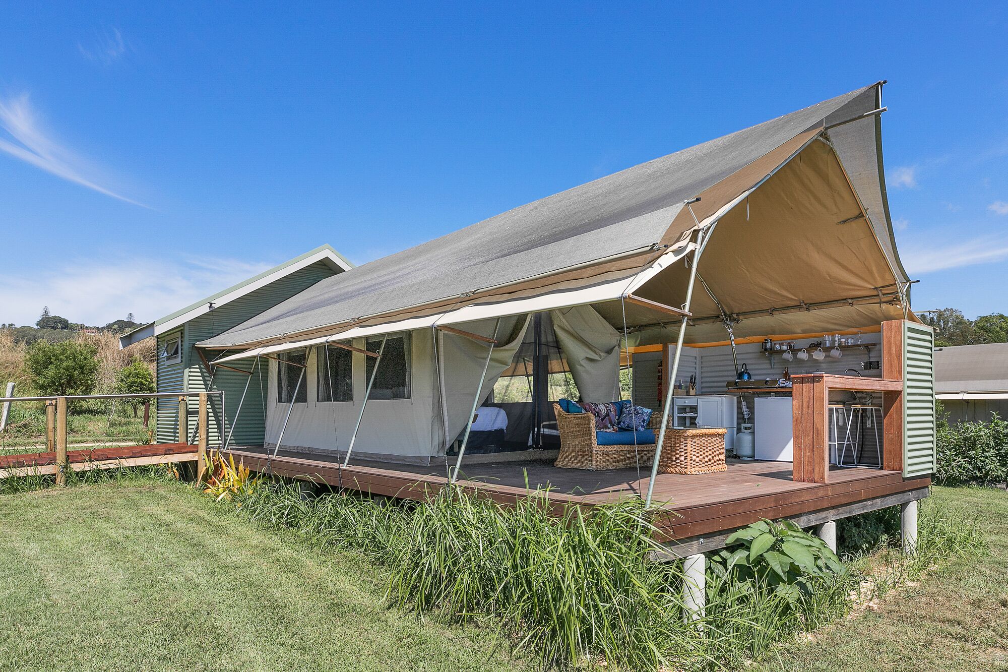 Glamping@byron Luxury Tent #2- With Outdoor Bath!