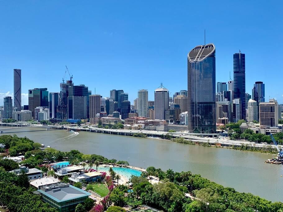 Best River Views3 Bedroom Family Apartmentbrisbane Cbdwificarpark