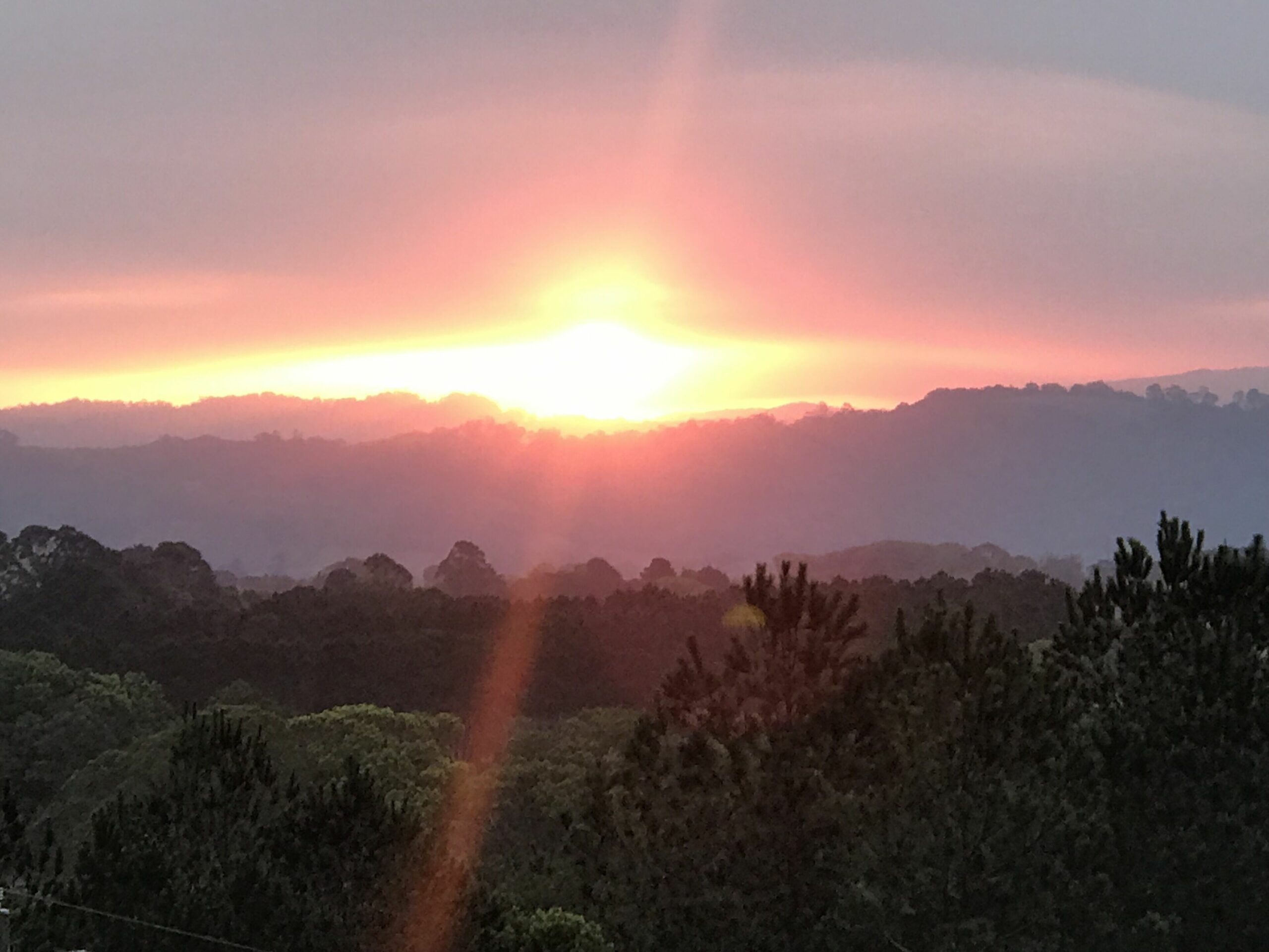 Byron Bay Hinterland House, "sunset House"