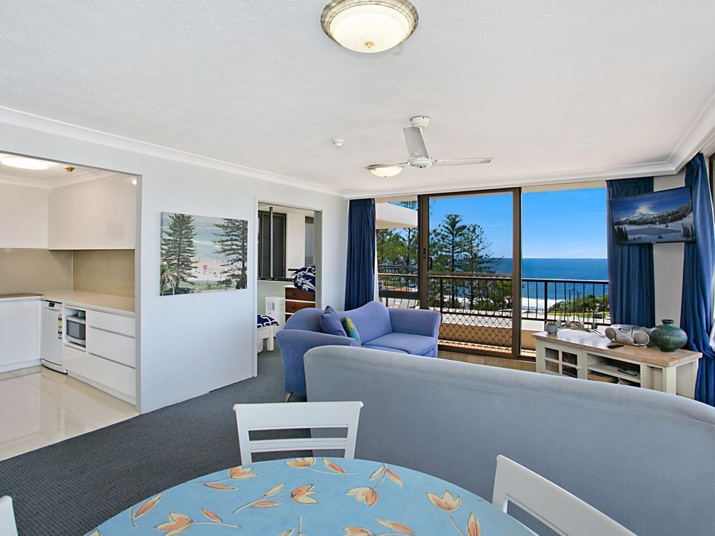 Chateau Royale Unit 34 Balcony with ocean views and overlooking Coolangatta