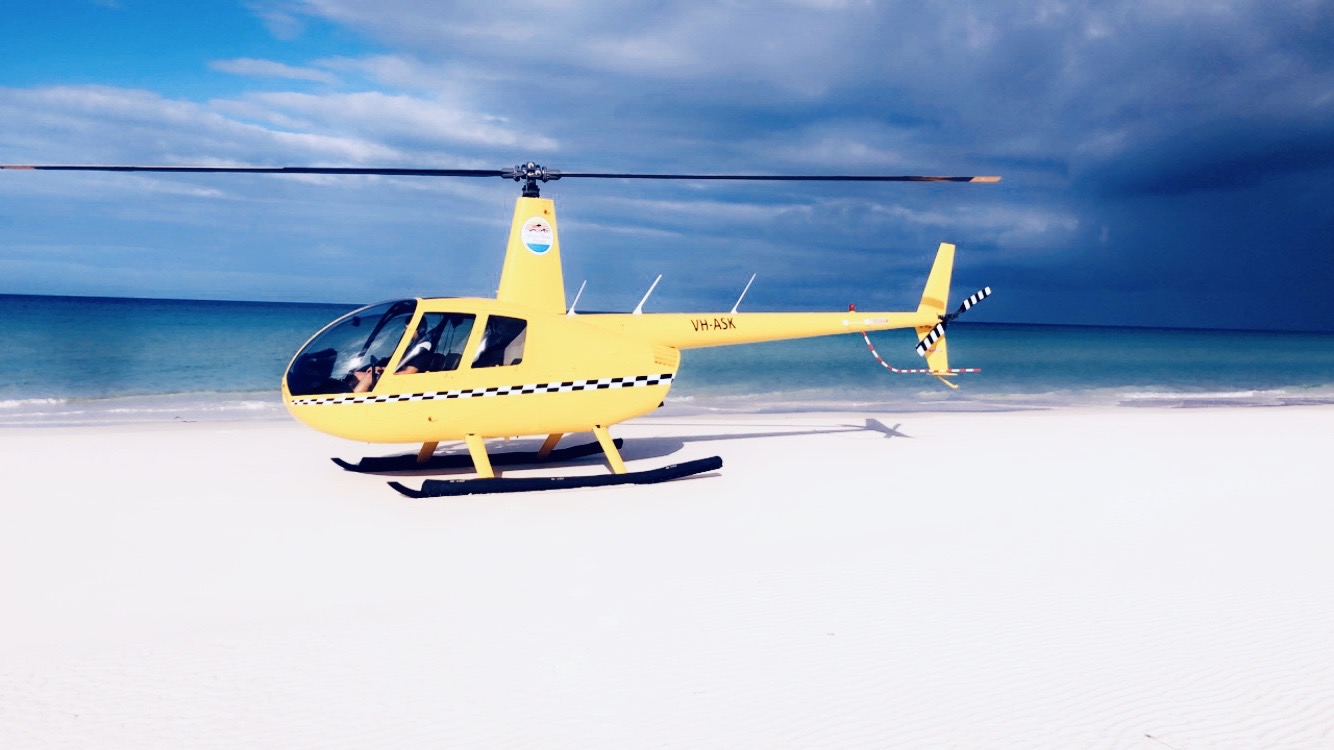 The Ultimate  Fraser Coast Experience - 30 Minute Helicopter Flight, an unforgettable view of Hervey Bay and Fraser Coast.