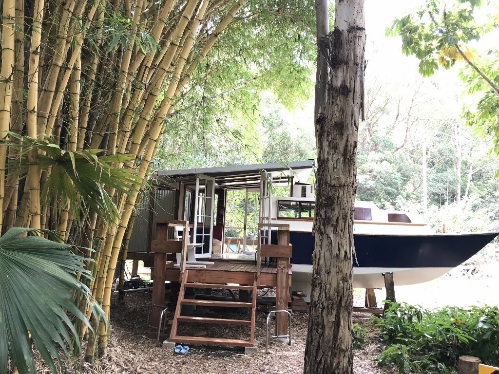 Tiny boathouse private eco-retreat