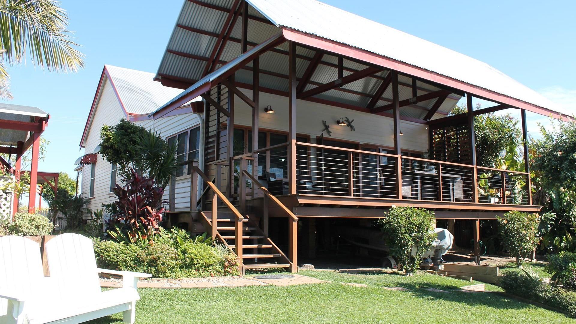 Riverside Cottage on Palmers Channel, 10 Mins to Yamba