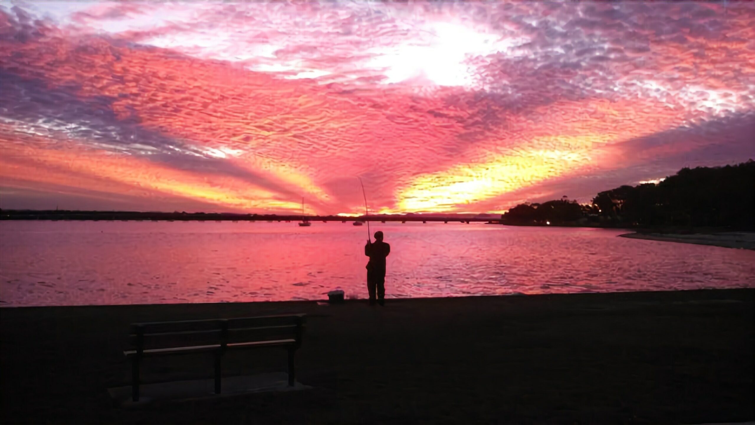 Keith's Place, the most popular unit on Bribie Island, near Brisbane.