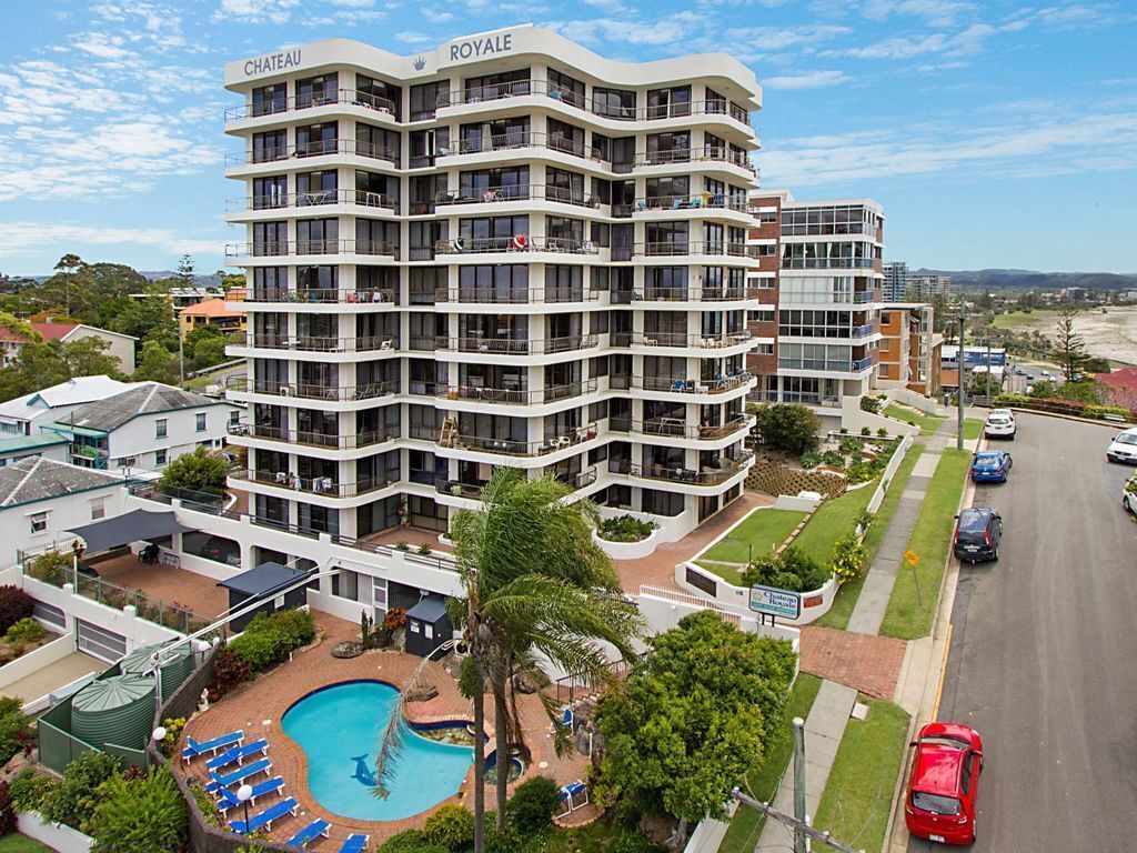 Chateau Royale Unit 34 Balcony with ocean views and overlooking Coolangatta