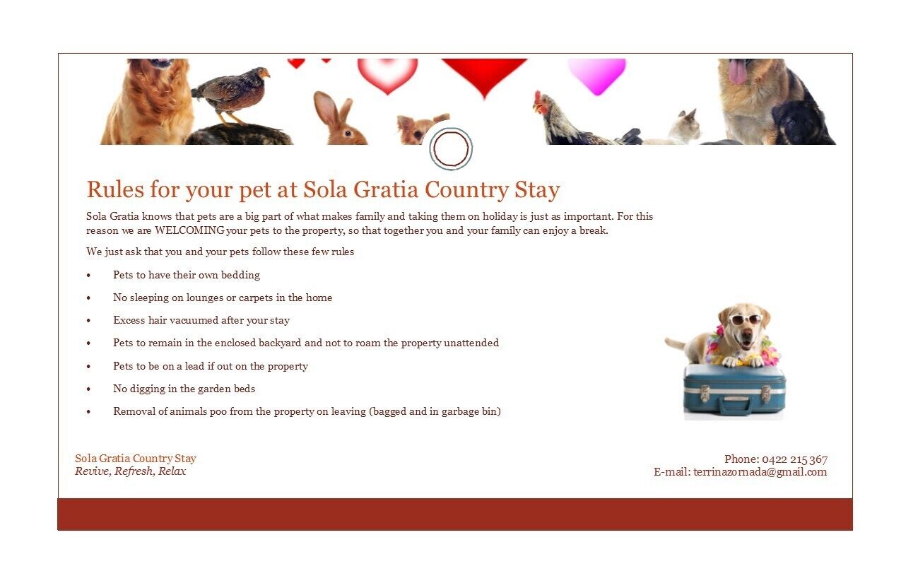 Sola Gratia Country Stay - Swan Valley Farm Stay