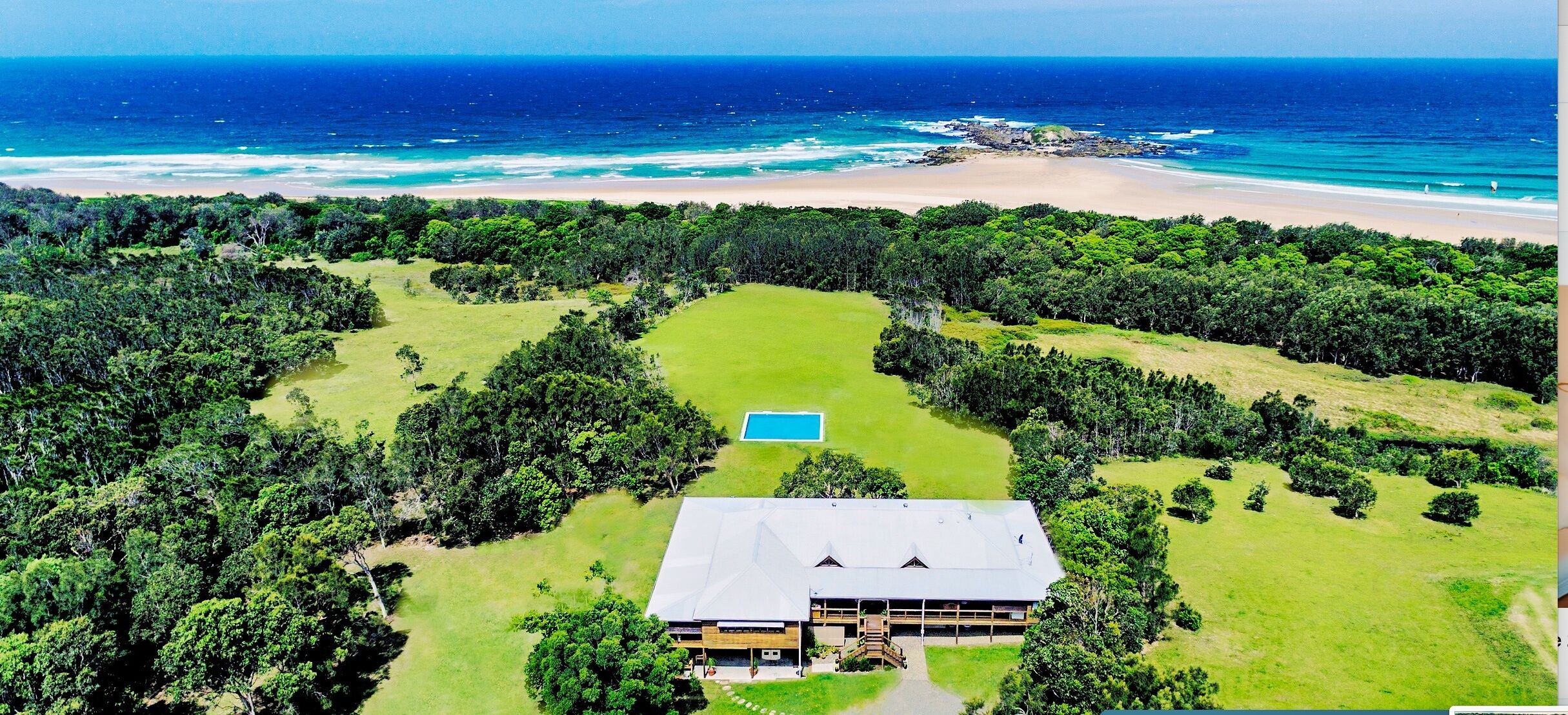 Tranquilo Beach House Luxury wildlife reserve on the Ocean