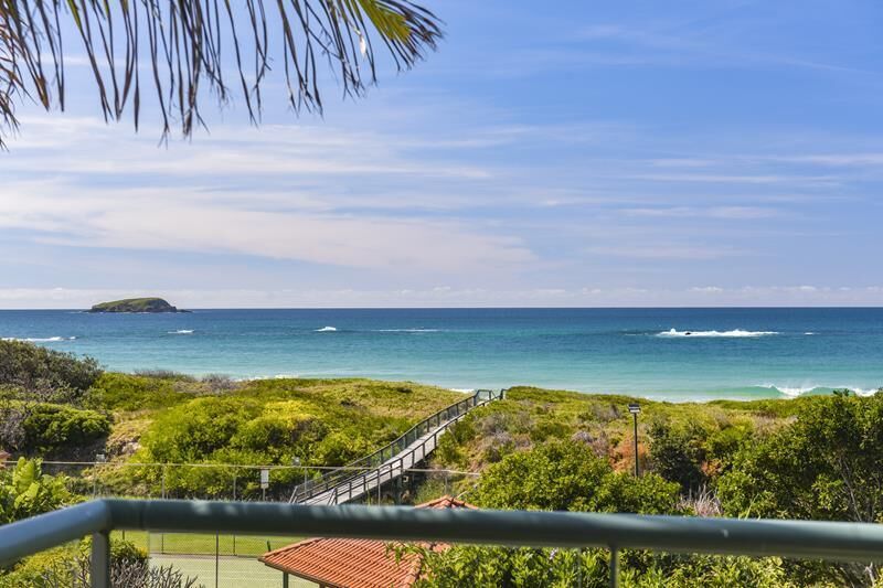 Waves at Sapphire Townhouse in Aqualuna Beach Resort