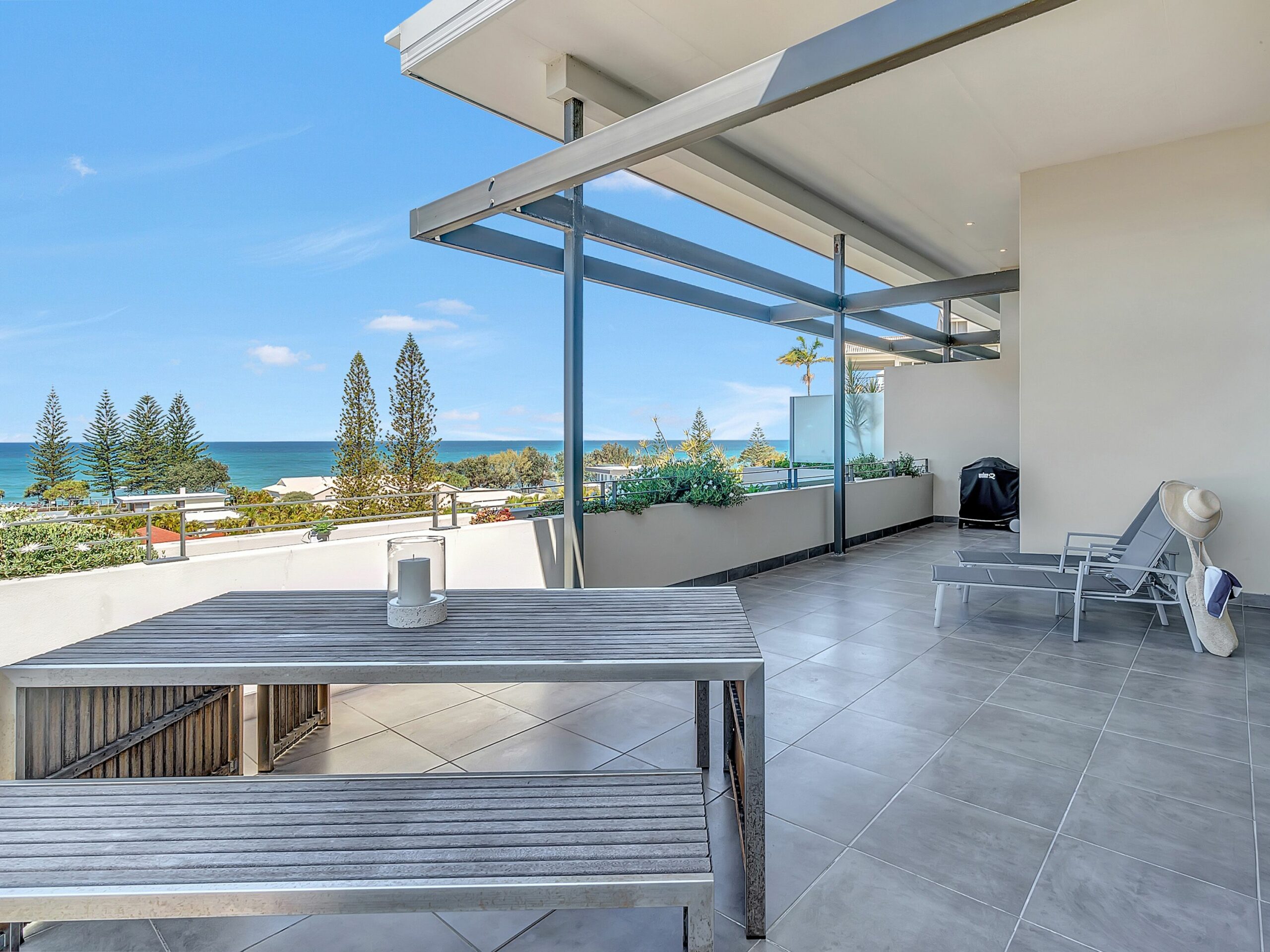Luxury condo with panoramic ocean views