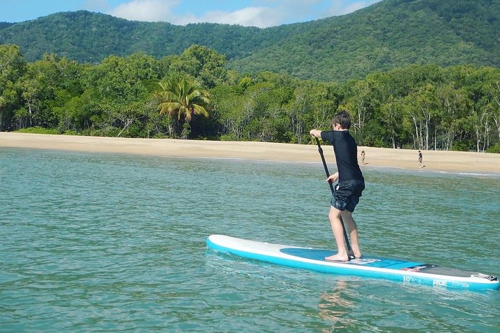 Sunrise Paddleboarding Group Lesson at Palm Cove Beach