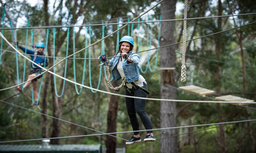 Rock Climbing And Challenge Ropes Experience (Southern Adventure Hub)