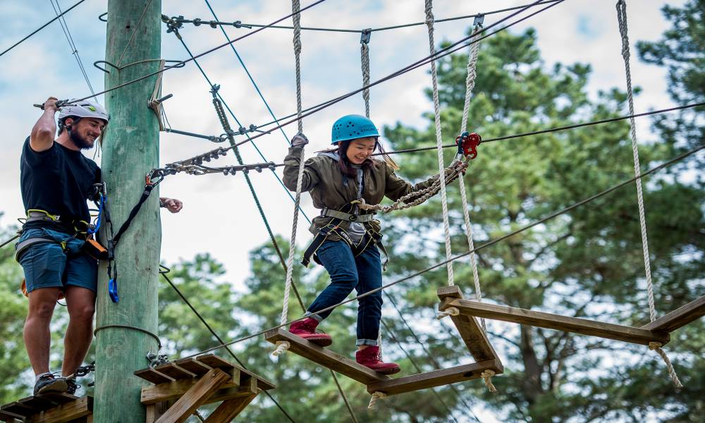 Rock Climbing And Challenge Ropes Experience (Southern Adventure Hub)