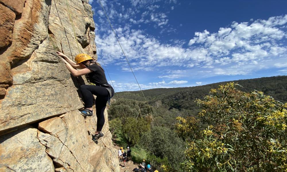 Rock Climb And Abseil At Onkaparinga