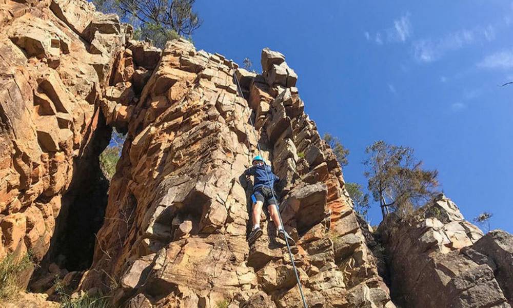 Rock Climb And Abseil At Onkaparinga