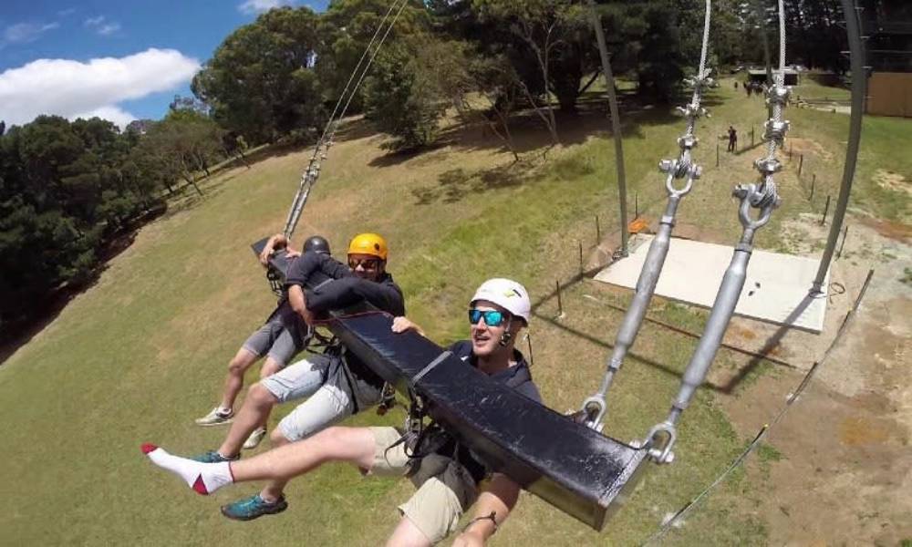 Rock Climb Zipline And Mega Swing Experience (Mount Lofty Adventure Hub)