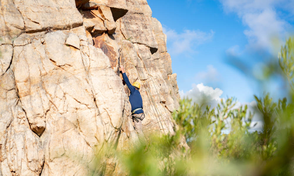 Rock Climb And Abseil At Onkaparinga