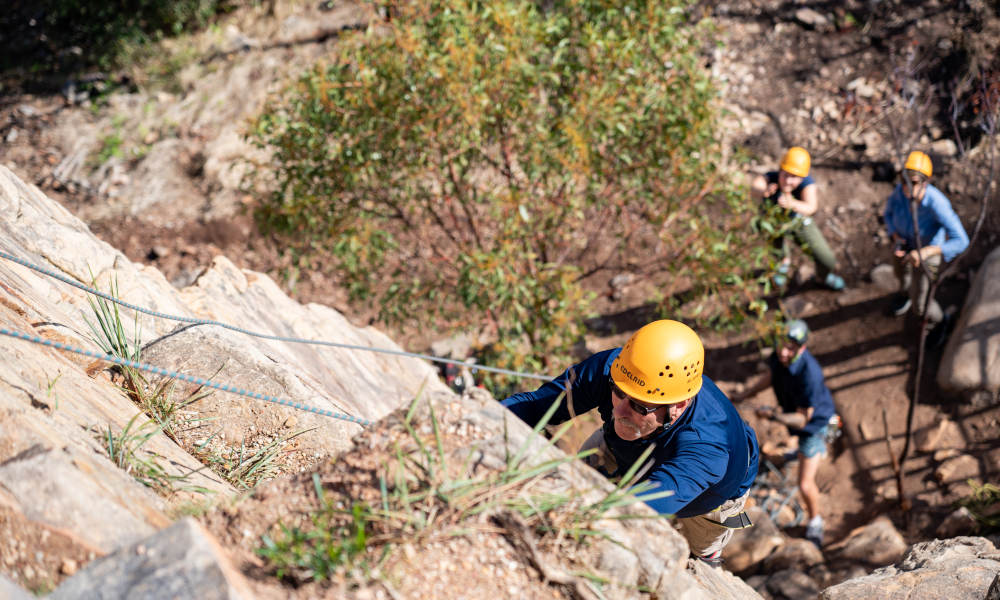 Rock Climb And Abseil At Onkaparinga