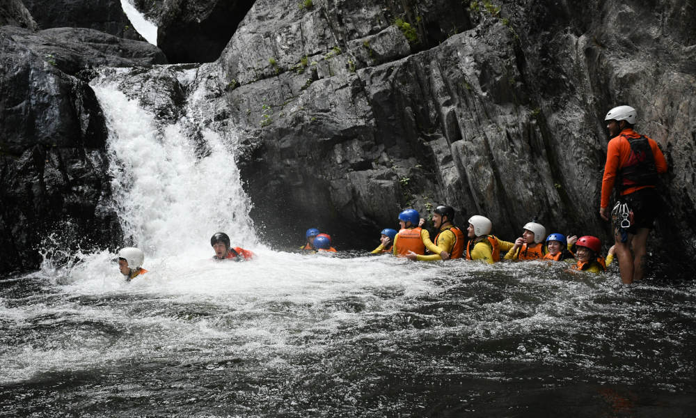 Crystal Cascades Canyoning Morning Tour