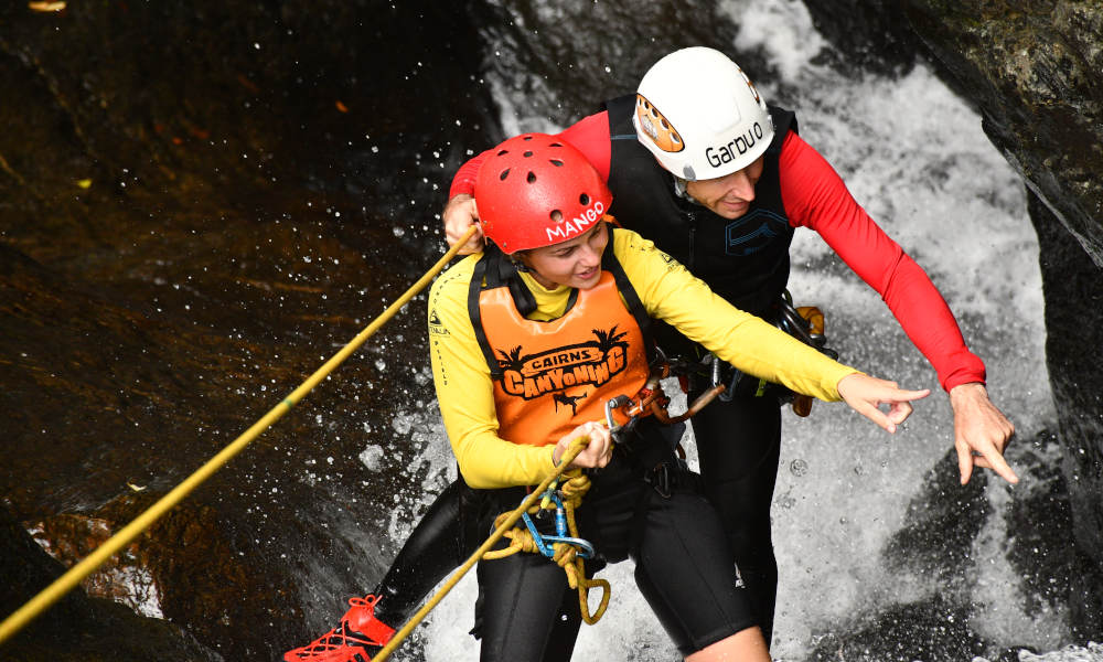 Crystal Cascades Canyoning Morning Tour