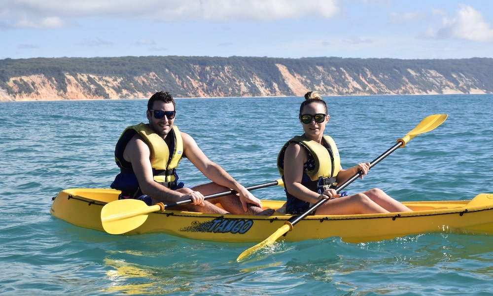 Rainbow Beach Dolphin Kayak & 4WD Beach Drive Adventure