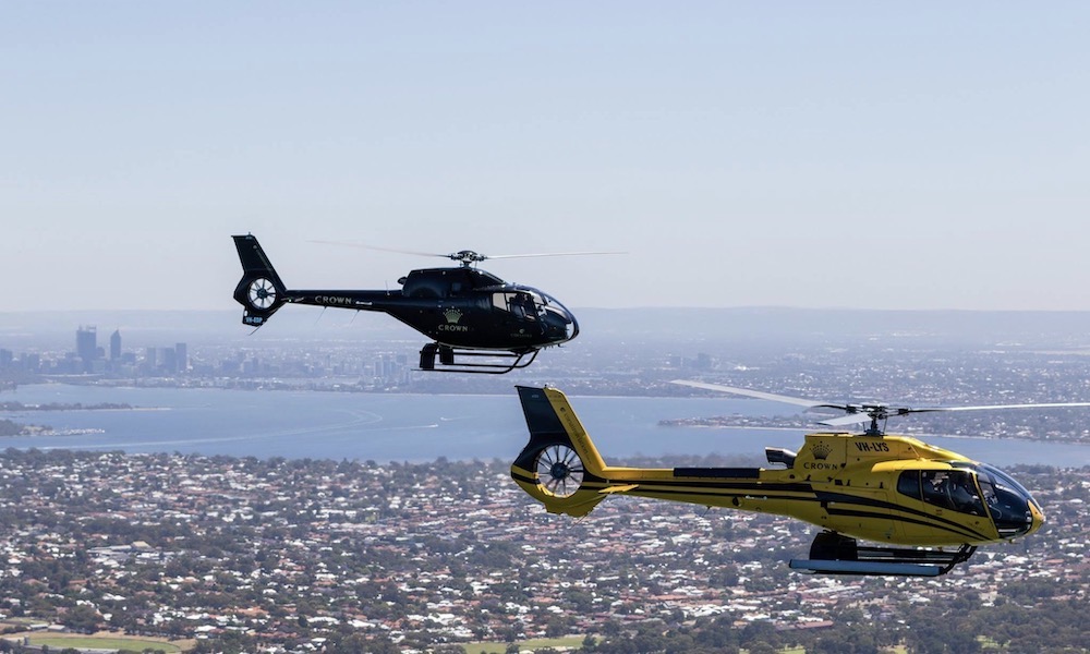 Scenic Helicopter Flight over Perth City