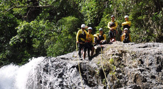 Crystal Cascades Canyoning Morning Tour