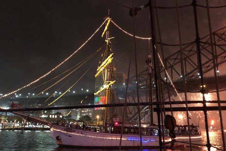 New Years Eve Tall Ships Dinner Cruise on Sydney Harbour