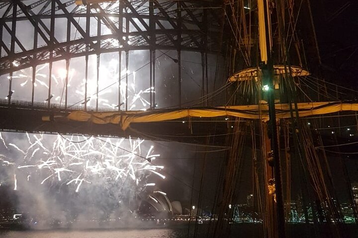 New Years Eve Tall Ships Dinner Cruise on Sydney Harbour