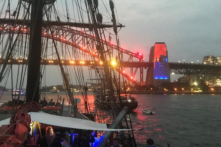 New Years Eve Tall Ships Dinner Cruise on Sydney Harbour