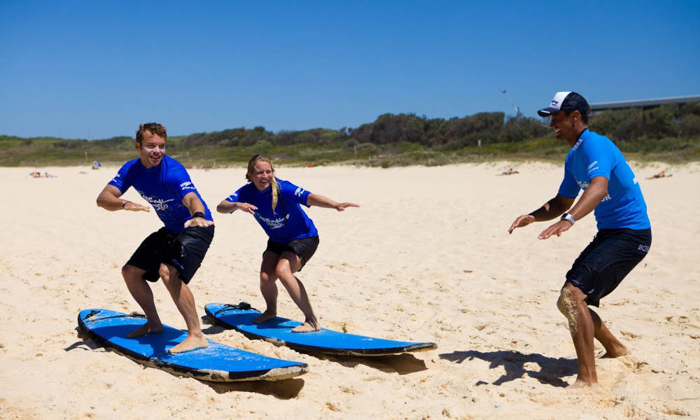 Lennox Heads 2 hour Group Surf Lesson