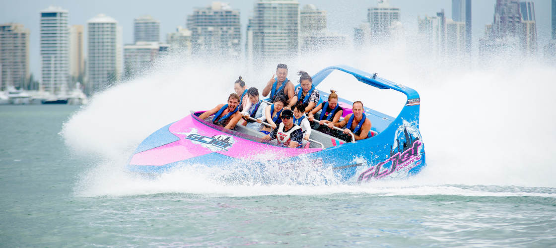 Gold Coast Parasail, Jet Boat and Jet Ski Combo