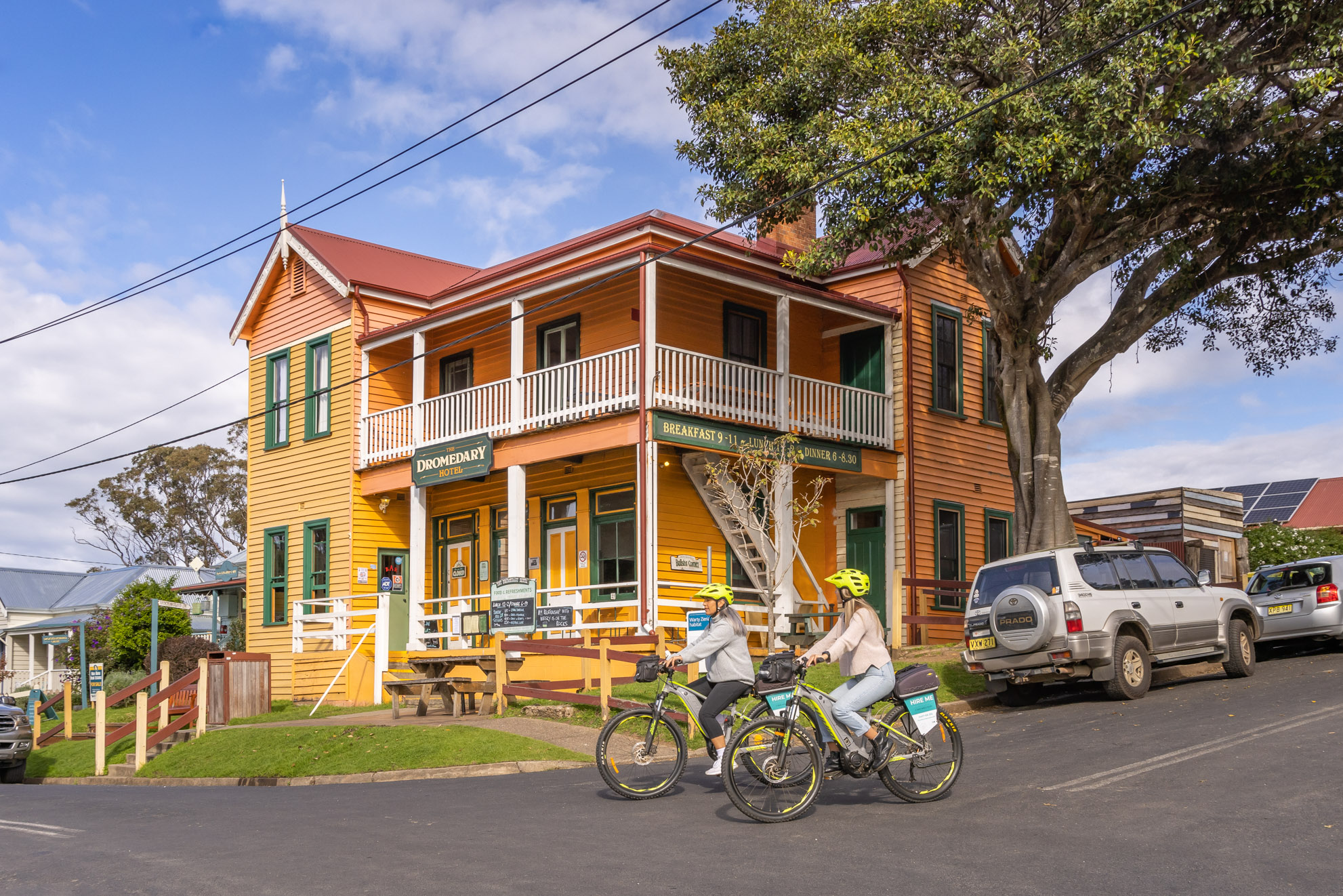 SELF GUIDED E-BIKE TOUR – PEDAL TO PRODUCE SERIES – NAROOMA TO DROMEDARY HOTEL , TILBA – E-Bike Hire with return transfers