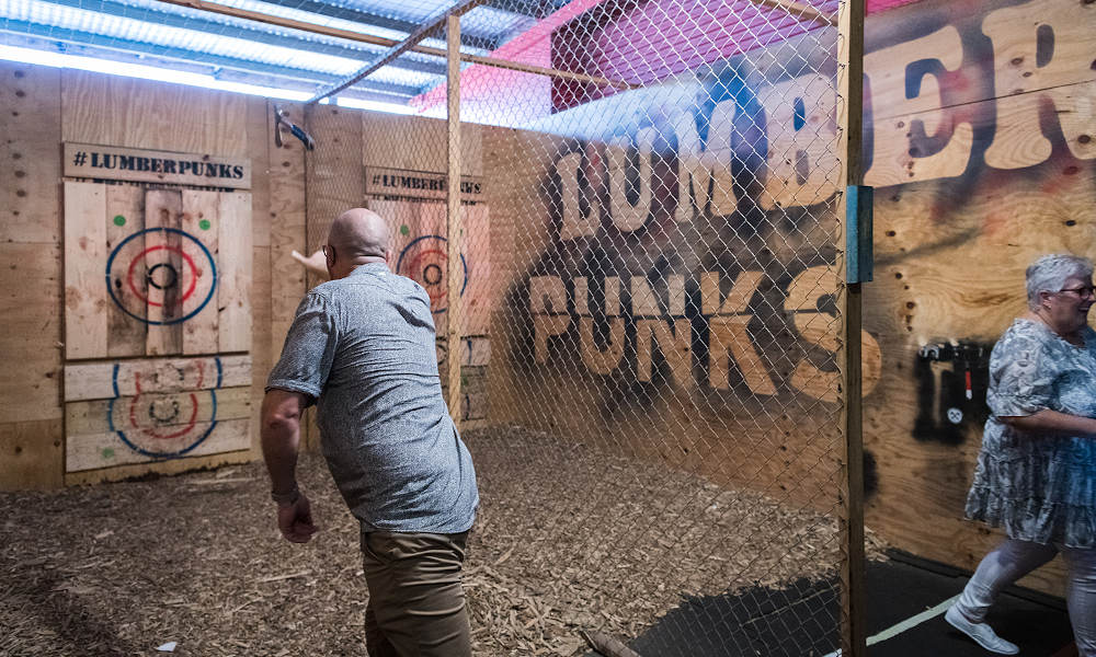 Lumber Punks Axe Throwing Gold Coast