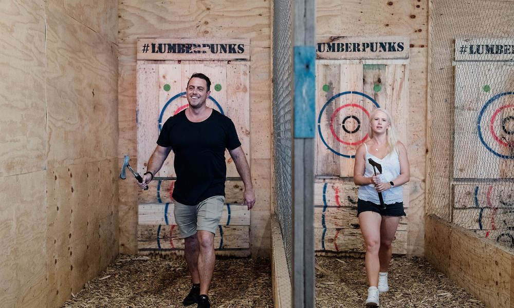 Lumber Punks Axe Throwing Gold Coast