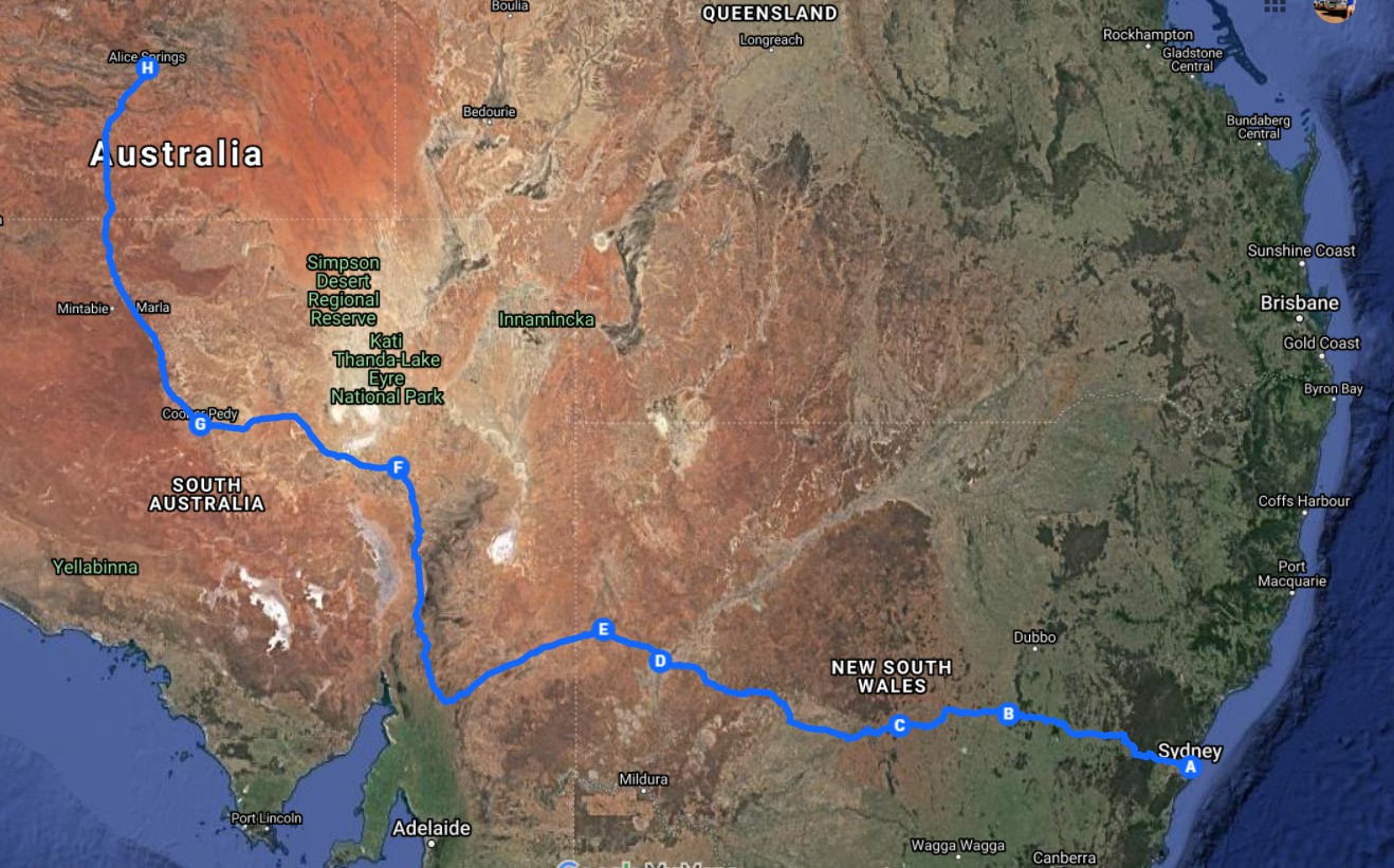 Lake Eyre from Sydney to Kununurra or Darwin via Alice Springs via Mungo Broken Hill Coober Pedy and NSW Outback 8 days