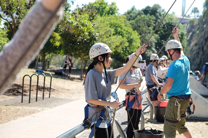 Rock Climbing at the Kangaroo Point Cliffs in Brisbane