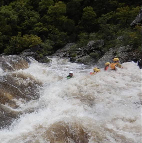 DOUBLE RUSH Big Whitewater Rafting and Abseiling - DAY TRIP - Including Meals & Transfers