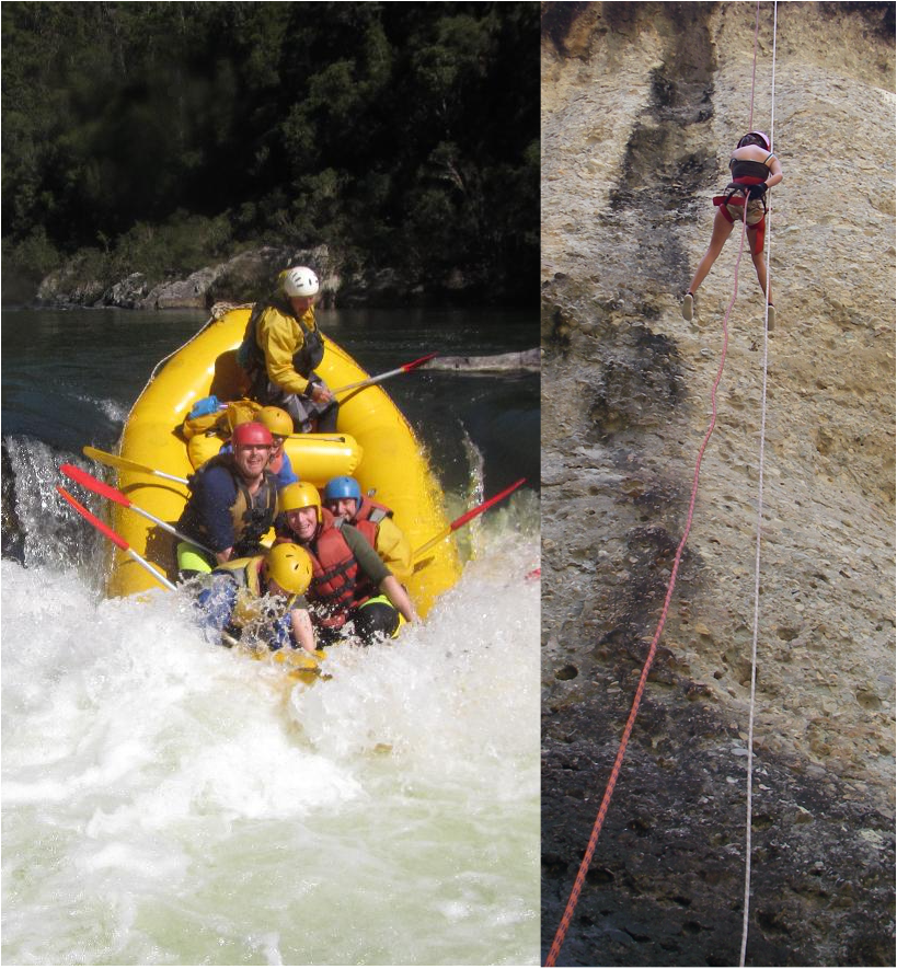 DOUBLE RUSH Big Whitewater Rafting and Abseiling – DAY TRIP – Including Meals & Transfers