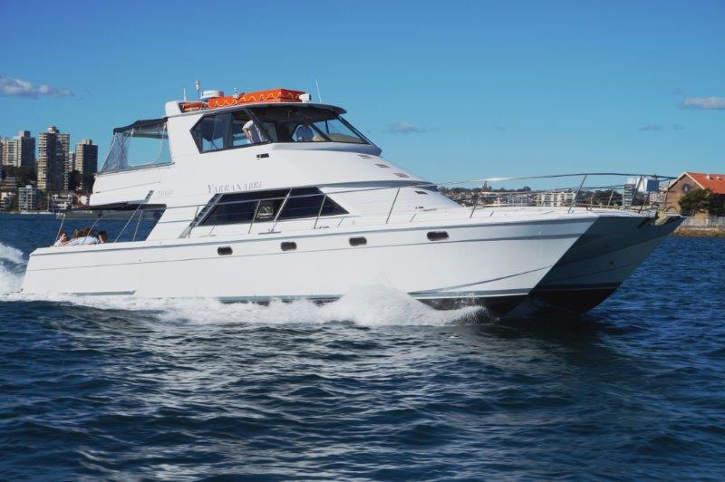 Skippered Charter MV Yarranabbe Charter for up to 49 passengers