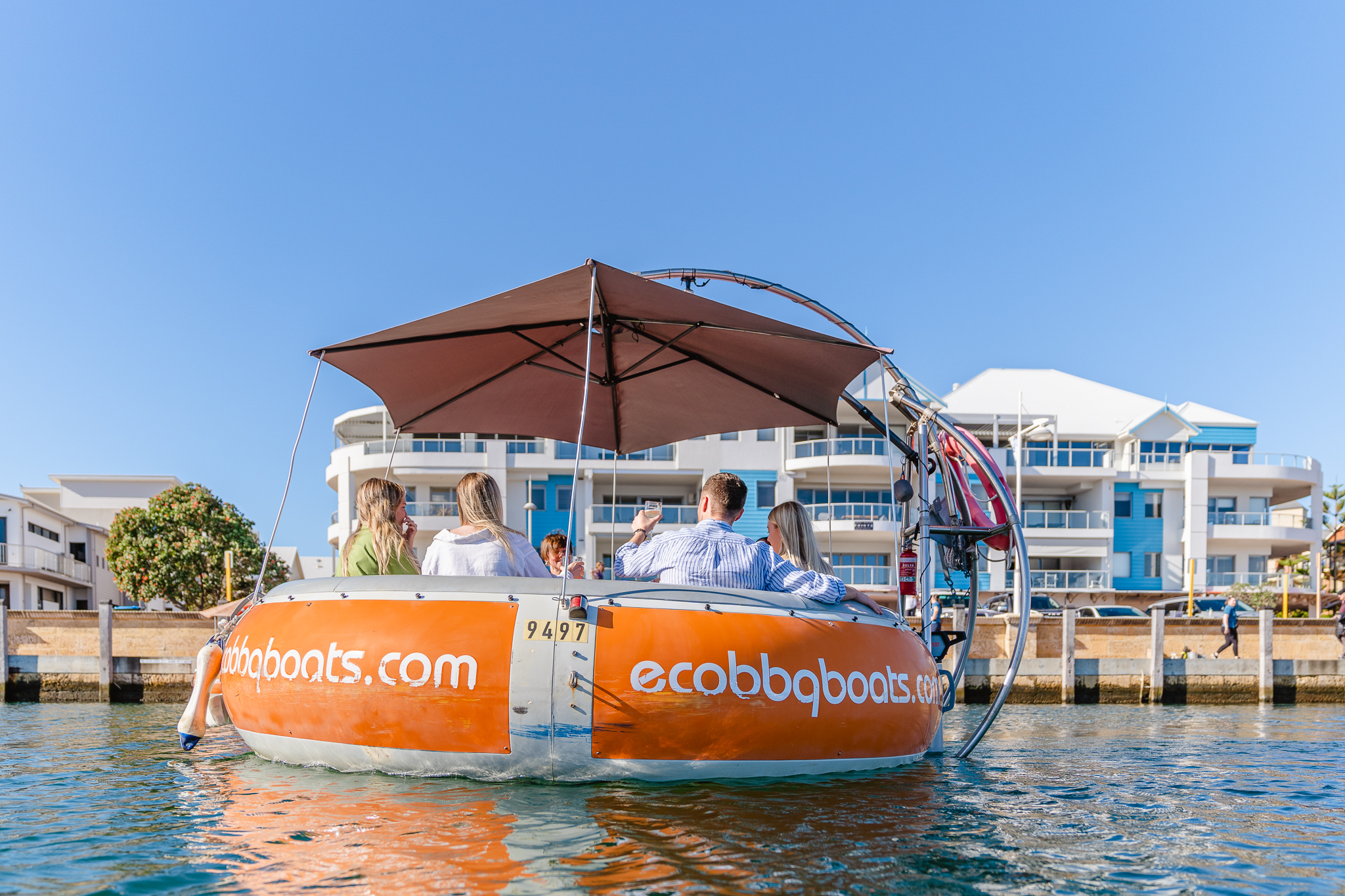 1.5-Hour Self-Drive BBQ Boat Hire  – Group of 1 to 6 people – MANDURAH