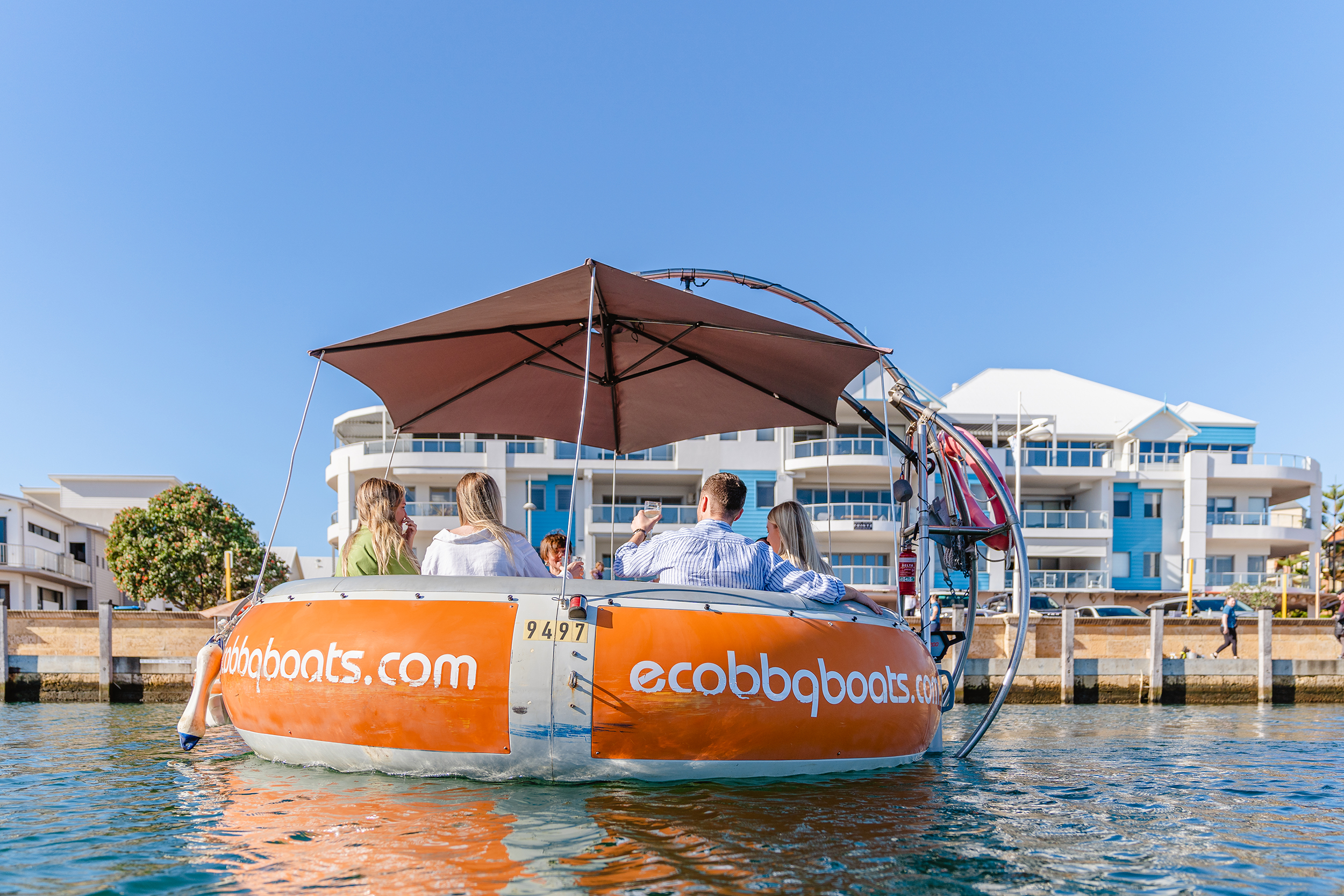 2 Hour Self-Drive BBQ Boat Hire - Group of 1 - 10 people - MANDURAH