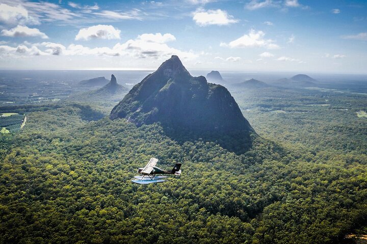 Deluxe Seaplane Tour Noosa to Glasshouse Adventure for 2 with Photobook