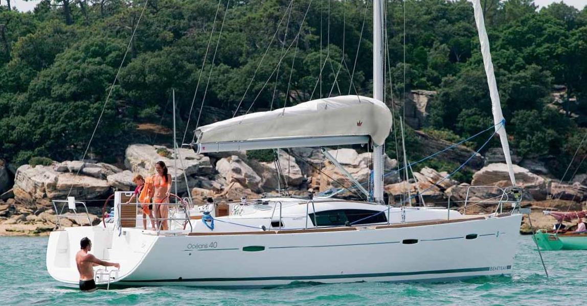 Bareboat Beneteau First 40 or Oceanis 40 for up to 12 persons